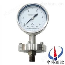 YP-100L不锈钢膜片压力表