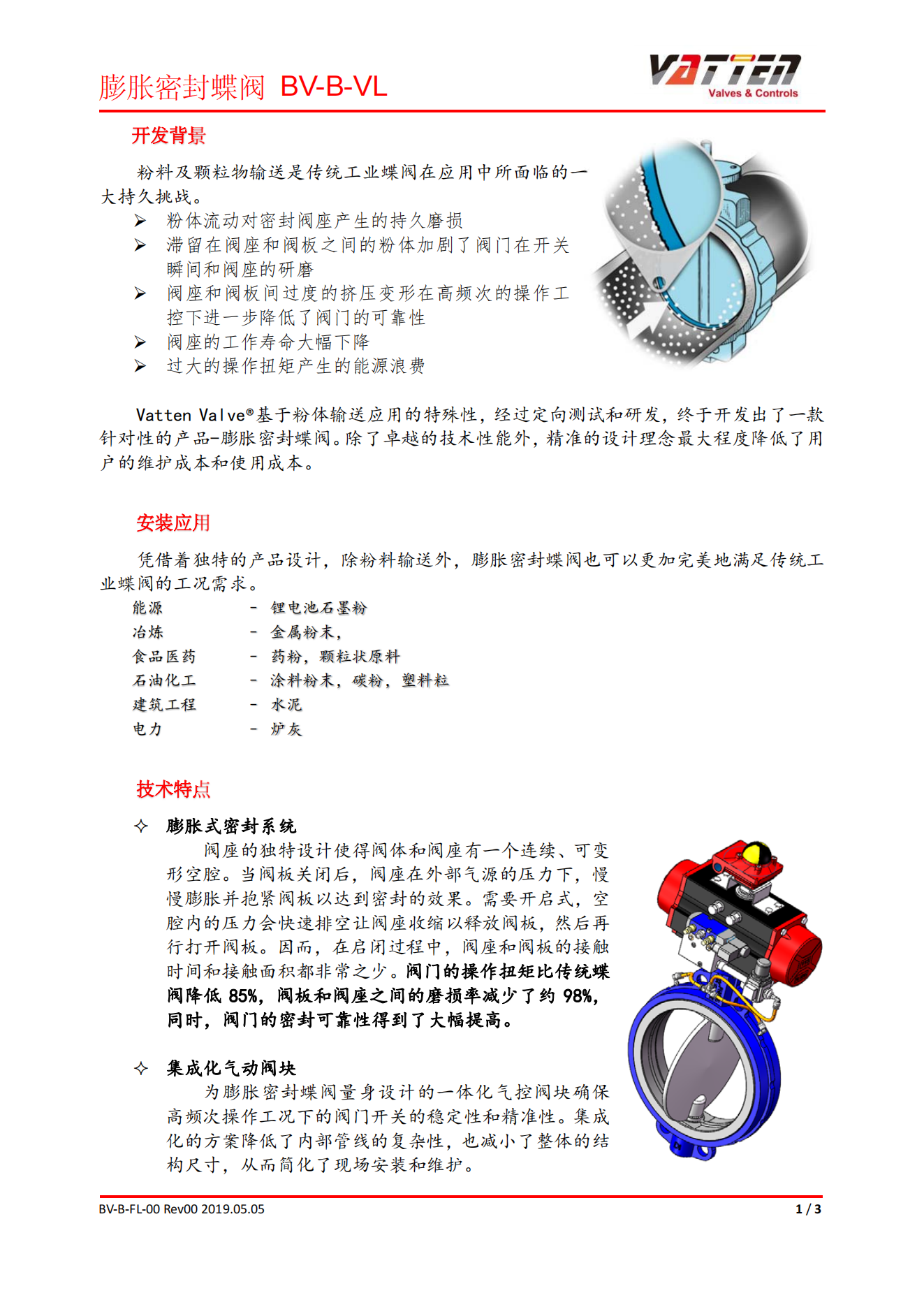 法登膨胀蝶阀