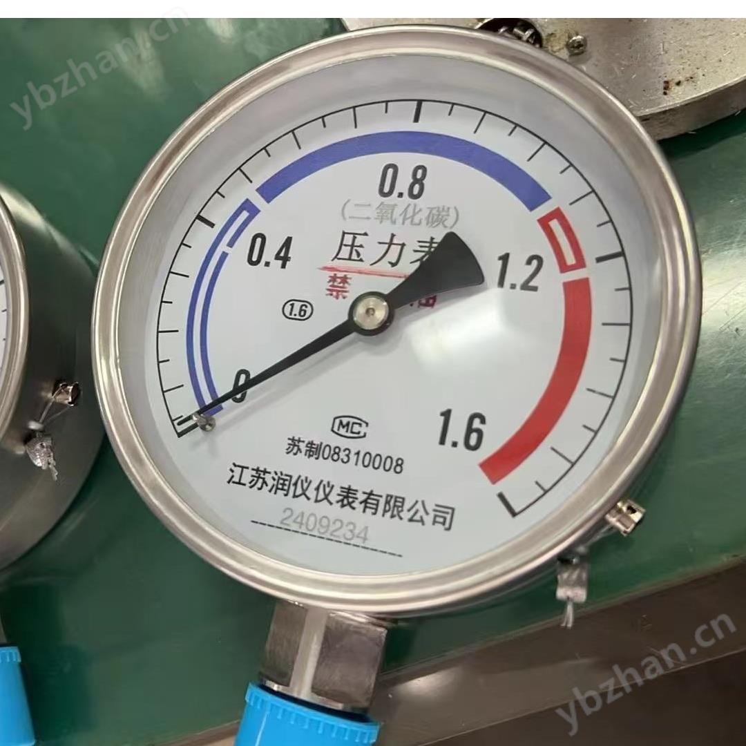 CO2不锈钢压力表