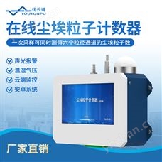 在线尘埃粒子计数器 优云谱 车间空气洁净度检测仪 YP-CLZ1